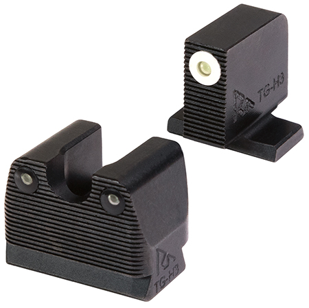 Rival Arms RARA3B231S SIG Sauer 3-Dot Night Sights  Green Tritium White Outline Front Sight-Green Tritium Black Outline Rear Sight