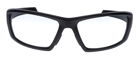 Walker's GWPIKNFF4CLR Ballistic Eyewear IKON Vector Adult Clear Lens Matte Black Frame