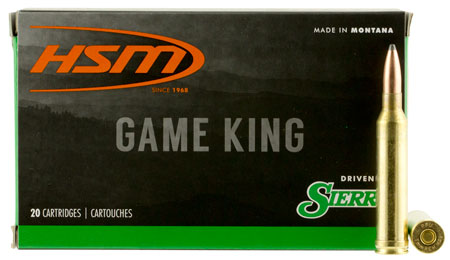 HSM 7MMMAG6N Game King  7mm Rem Mag 160 gr Sierra GameKing Spitzer Boat Tail 20 Per Box/ 20 Case