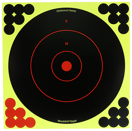 Birchwood Casey TDSNC1225PK Target Dispenser  Adhesive Paper 12" Bullseye Includes Pasters 25 Per Pack