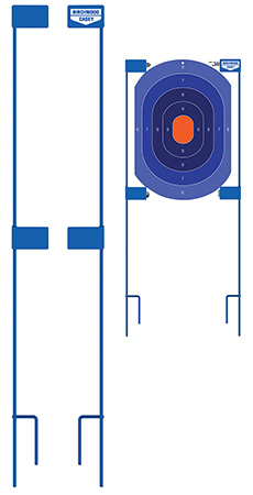 Birchwood Casey 49013 Adjustable Target Stakes  36" Stand Blue Steel Target 36" 2
