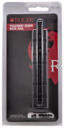 Ruger 90329 Scope Base Adapter  Black Aluminum Fits Ruger 10/22  &  22 Charger Pistol Tip-Off/Weaver Mount