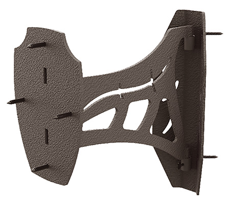 Skullhooker SKHCSMBRN Corner Shoulder Mount Mounting Kit Corner Mount Steel Brown Small/Mid-Size Game