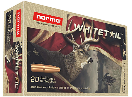Norma Ammunition 20177392 Dedicated Hunting Whitetail 30-06Springfield 150gr Pointed Soft Point 20 Per Box/10 Case