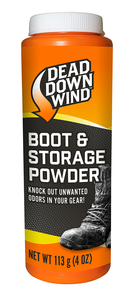 Dead Down Wind 1215N Boot Powder  Odor Eliminator Unscented Scent Cornstarch/Talc 4 oz