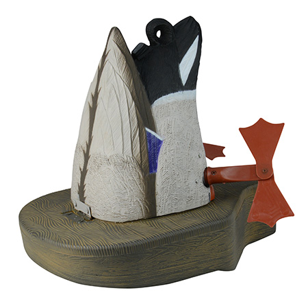 HIGDON DECOYS 53012 XS Crazy Kicker Mallard Drake Black/Gray Rechargeable 12V Li-ion Mallard Drake w/Timer