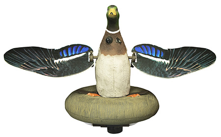 Higdon Outdoors 53077 XS Splashing Flasher  Mallard Drake Species Multi Color Features Built-In Timer