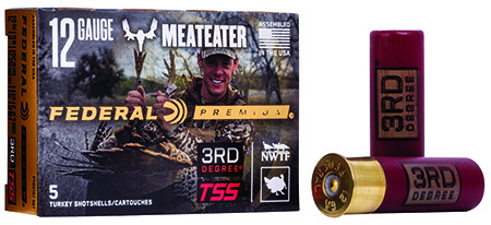 Federal PTDX157567 Premium 3rd Degree 12Gauge 3" 1 3/4oz 5/6/7Shot 5 Per Box/50 Case