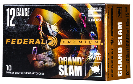 Federal PFCX156F5 Premium Grand Slam 12Gauge 2.75" 1 1/2oz 5Shot 10 Per Box/25 Case