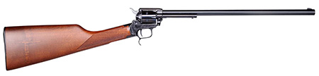 Heritage Mfg BR226B16 Rough Rider Rancher Full Size 22 LR 6rd 16.12" Black Steel Barrel Black Oxide Aluminum Alloy Frame Black Oxide Steel Receiver Walnut Fixed Stock Right Hand