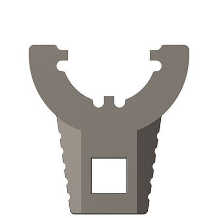 Real Avid AVMFTCNW Master -Fit Thin Castle Nut Wrench Titanium/Stainless Steel for AR-Platform