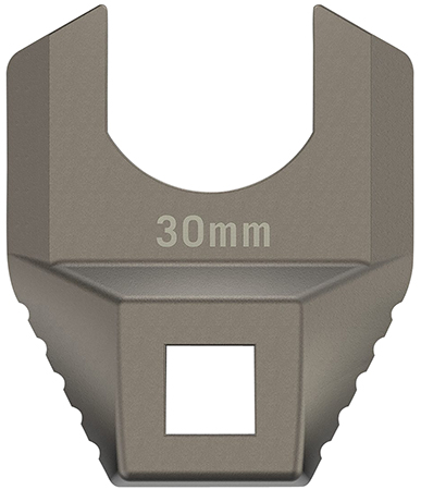Real Avid AVMF30BNW Master -Fit Barrell Nut Wrench 30MM Titanium Titanium/Stainless Steel AR-Platform Free-Float Handle