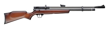 Beeman 1327 Chief II  Pre-Charged Pneumatic 177 Pellet 10+1 Shot Black Black Receiver European Hardwood
