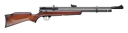 Beeman 1328 Chief II  Pre-Charged Pneumatic 22 Pellet 10+1 Shot Black Black Receiver, European Hardwood Stock