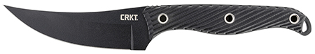 CRKT 2709 Clever Girl  4.60" Fixed Plain Black Powder Coated SK-5 Steel Blade/ Black G10 Handle Includes Sheath