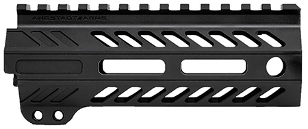 Angstadt Arms AA055HGMLT Ultra Light Handguard  made of Aluminum with Black Anodized Finish, M-LOK Style, Picatinny Rail  &  5.50" OAL for AR-15 Includes Hardware