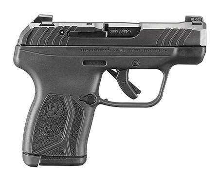Ruger 13716 LCP Max Compact Frame 380 ACP 10+1 2.80" Black Oxide Alloy Steel Barrel, Black Oxide Serrated Steel Slide Black Polymer Frame Black Nylon Grip, Magazine, Mag Loader, Holster