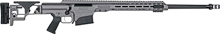 Barrett 18486 MRAD  300 Norma Mag 26" 10+1 Tungsten Gray Cerakote Rec Tungsten Gray Side Folding with Adjustable Comb Stock Black Polymer Grip Right Hand