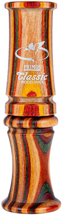 Primos 882 Classic  Open Call, Wood Duck Sounds, Attracts Ducks Species, Multi-Color Hardwood
