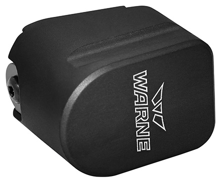 Warne MESW54BLK Magazine Extension  made of 6061-T6 Aluminum with Hardcoat Anodized Black Finish for S&W M & P Magazines (Adds 5rds 9mm Luger, 4rds 40 S&W)