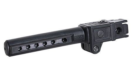 NcStar VG147 Folding Mil-Spec Stock Tube  Black for AK-Platform