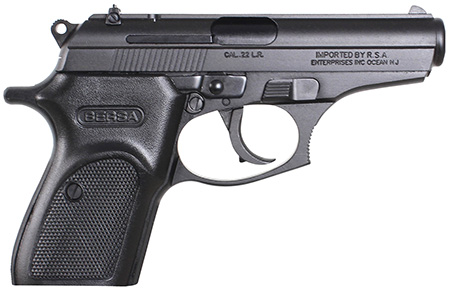 Bersa T22M Thunder  Micro-Compact Frame 22 LR 10+1, 3.50" Black Steel Barrel, Matte Black Serrated Slide, Matte Black Aluminum Frame w/Beavertail