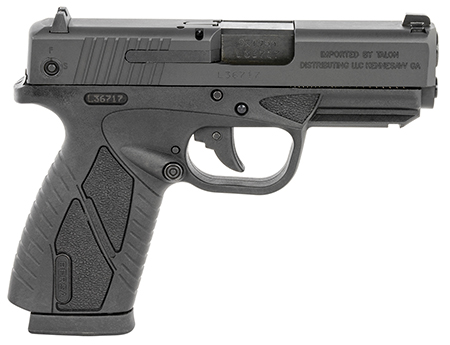 Bersa BP9MCC BPCC  Sub-Compact Frame 9mm Luger 8+1, 3.30" Black Steel Barrel, Matte Black Serrated Steel Slide  &  Polymer Frame w/Picatinny Rail