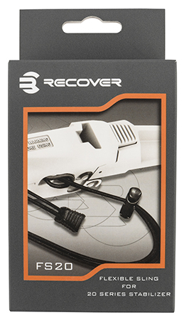 Recover Tactical FS2001 20/20 Sling Black Elastic Sling compatible w/ all Recover Tactical Stabilizer Braces
