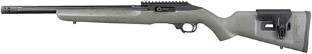 Ruger 31110 10/22 Competition  Full Size 22 LR 10+1 16.12" Satin Black Threaded Bull Barrel, Black Hard Coat Anodized Picatinny Rail Aluminum Receiver, Black Speckled Gray Laminate Adj Comb Stock, Lef