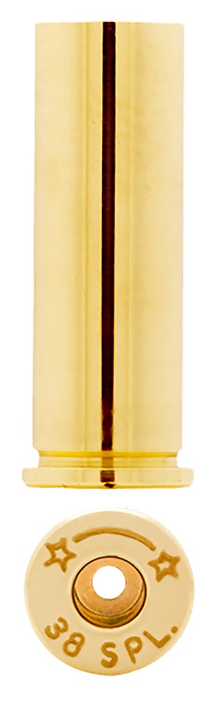 HSM 38EUP100 Unprimed Cases  38 Special Handgun Brass 100 Per Bag