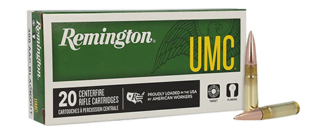 Remington Ammunition 26854 UMC  300Blackout 150gr Full Metal Jacket 20 Per Box/10 Case