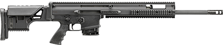 FN 381005422 SCAR 20s NRCH 6.5 Creedmoor 10+1 20" Black Steel Barrel, Black Anodized Picatinny Rail Aluminum Receiver, Black Synthetic Adjustable Stock, Black Hogue Rubber Grip
