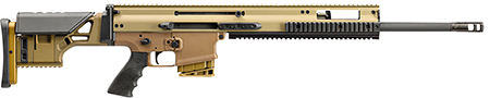 FN 381005452 SCAR 20s NRCH 7.62x51mm NATO 10+1 20" Black Steel Barrel, Flat Dark Earth Anodized Picatinny Rail Aluminum Receiver, Flat Dark Earth Synthetic Adjustable Stock, Black Hogue Rubber Grip