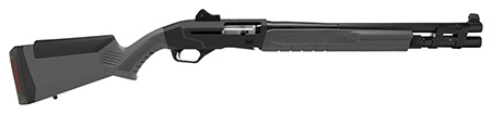 Savage Arms 57787 Renegauge Security Full Size 12 Gauge Semi-Auto 3" 6+1 18.50" Black Melonite Carbon Steel Barrel, Matte Black Aluminum Receiver, Adjustable Matte Gray Synthetic Stock, Right Hand