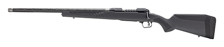 Savage Arms 57713 110 UltraLite Full Size 308 Win 4+1 22" Carbon Fiber Threaded Barrel Black Melonite Drilled  &  Tapped Stainless Steel Receiver Adj AccuStock Matte Gray Synthetic Stock, Left Hand