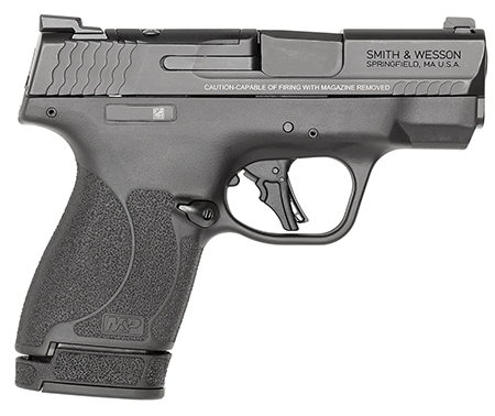 Smith  &  Wesson 13534 M & P Shield Plus Optic Ready Compact 9mm Luger 10+1/13+1 3.10", Black, Optic Cut Slide, Polymer Frame, Tritium Sights (NO Thumb Safety)