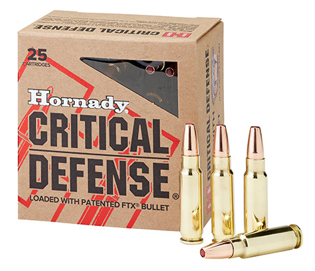 Hornady 90000 Critical Defense  5.7x28mm 40gr Flex Tip eXpanding 25 Per Box/10 Case