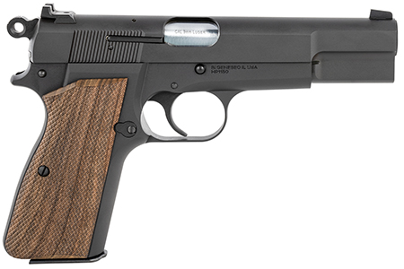 Springfield Armory HP9201 SA-35  9mm Luger 15+1 4.70" Stainless Steel Barrel, Matte Blued Serrated Carbon Steel Slide  &  Frame w/Beavertail, Checkered Walnut Grip