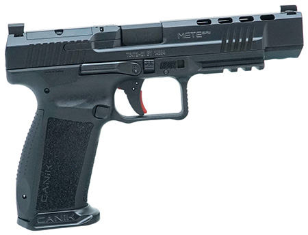 Canik HG6594N Mete SFx 9mm Luger 5.20" 20+1,18+1 Overall Black Finish with Serrated Nitride Steel with Optic Cut Slide, Interchangeable Backstrap Grip  &  Picatinny Rail