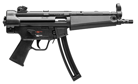 HK 81000470 MP5  22 LR 25+1 8.50" Black Barrel, Black Polymer Grip Right Hand