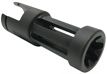 Samson 040606203 Flash Hider  Black Oxide Stainless Steel with 2.50" OAL  &  .860" Diameter for Ruger 10/22