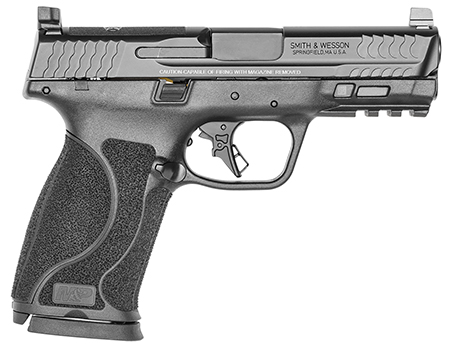 Smith  &  Wesson 13389 M & P M2.0  Full Size 10mm Auto 15+1, 4" Black Armornite Stainless Steel Barrel, Optic Cut/Serrated Stainless Steel Slide, Matte Black Polymer Frame w/Picatinny Rail