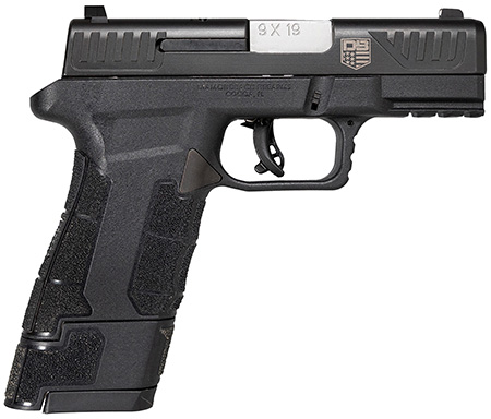 Diamondback DB0300P001 AM2  Sub-Compact Frame 9mm Luger 17+1, 3.50" Stainless Steel Barrel, Black Nitride Serrated Stainless Steel Slide, Black Polymer Frame w/Picatinny Rail  &  Polymer Grip