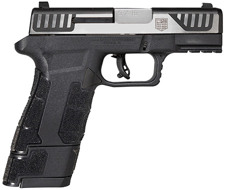 Diamondback DB0300P031 AM2  Sub-Compact Frame 9mm Luger 17+1, 3.50" Stainless Steel Barrel, Serrated Stainless Steel Slide, Black Polymer Frame w/Picatinny Rail  &  Polymer Grip