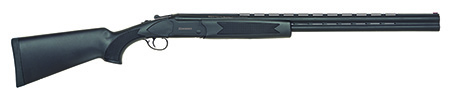Mossberg 75470 Silver Reserve Eventide Full Size 12 Gauge Break Open 3" 2rd 28" Matte Blued Over/Under Vent Rib Barrel, Matte Blue w/Logo Steel Receiver, Black Synthetic Stock