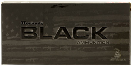 Hornady 81263 Black  5.56x45mmNATO 62gr Full Metal Jacket 20 Per Box/10 Case