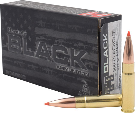 Hornady 80891 Black  300Blackout 208gr Hornady A Max 20 Per Box/10 Case