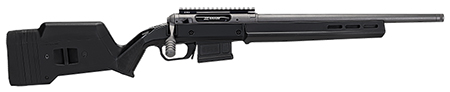 Savage Arms 57734 110 Hunter Full Size 308 Win 5+1 18" Tungsten Gray Cerakote Threaded Barrel, Drilled  &  Tapped w/Picatinny Rail Steel Receiver, M-LOK Forend, Black Magpul Hunter Synthetic Stock