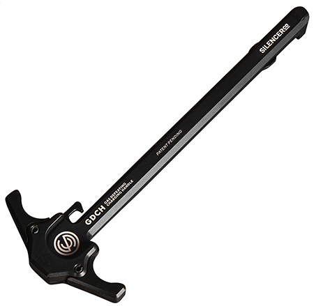 SilencerCo AC5062 Gas Defeating Charging Handle made of Black Anodized 7075-T6 Aluminum  &  Ambidextrous Design for AR-15