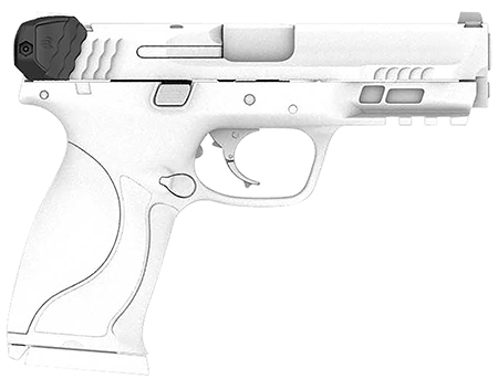 Recover Tactical MCH01 Upper Charging Handle  Compatible w/S&W M & P, Black Polymer, Ambidextrous